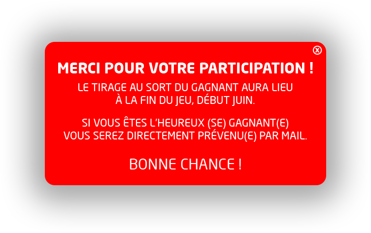 Merci pour votre Participation !